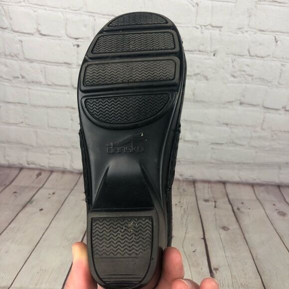 Dansko Black Casual Lace Slip On Mule Women's EU 37 - Picture 9 of 12